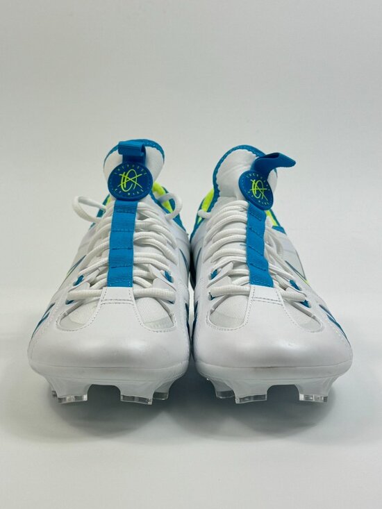 Nike Huarache 9 Varsity LAX SE \'Volt Vivid Blue\' FZ3620-100 size 11